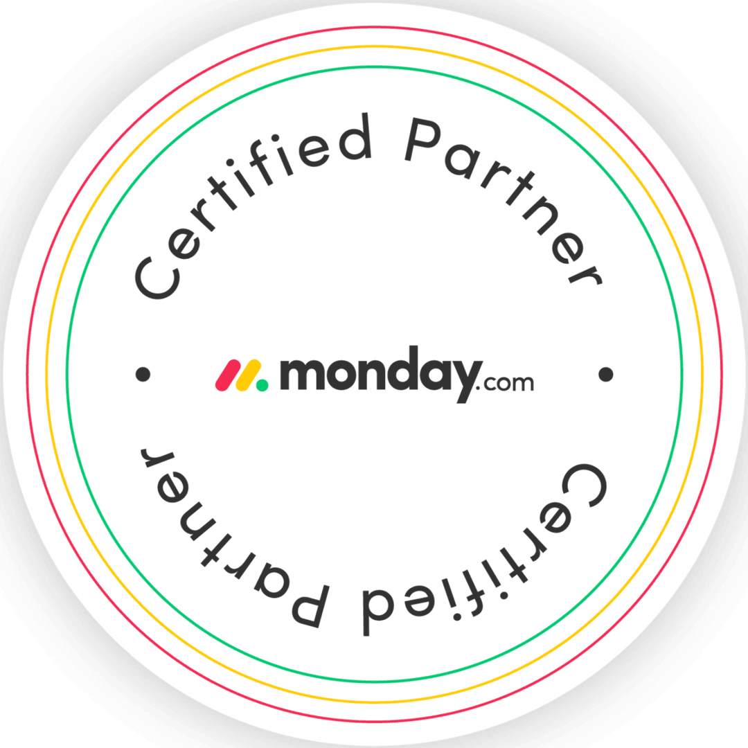 Monday.com Certified partner badge