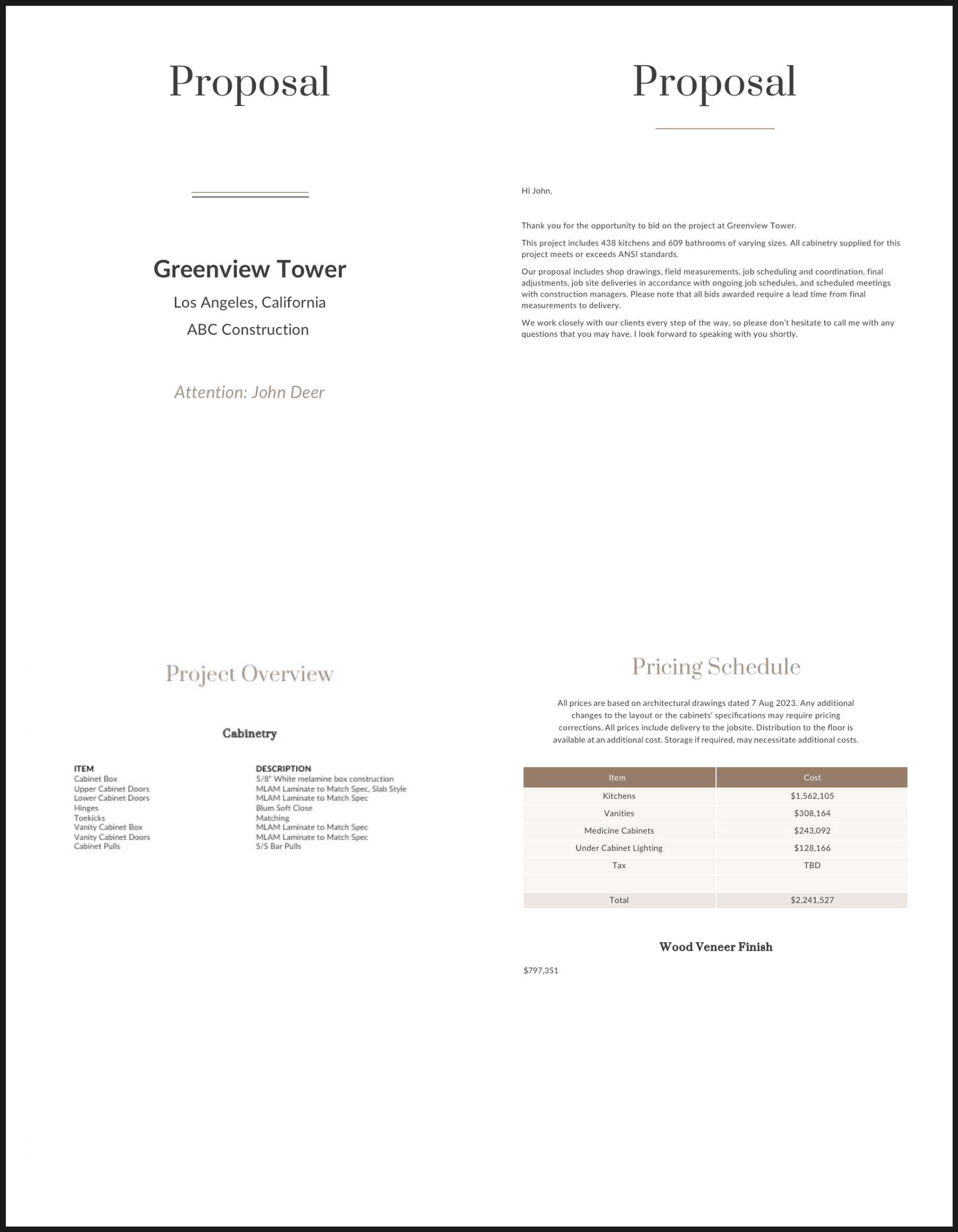 Document de devis
